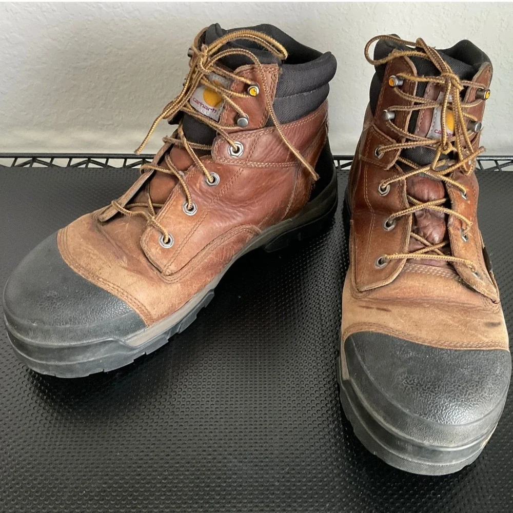 Carhartt Ground Force CME6355 Brown Waterproof Composite Toe Work Boots Mens 12M